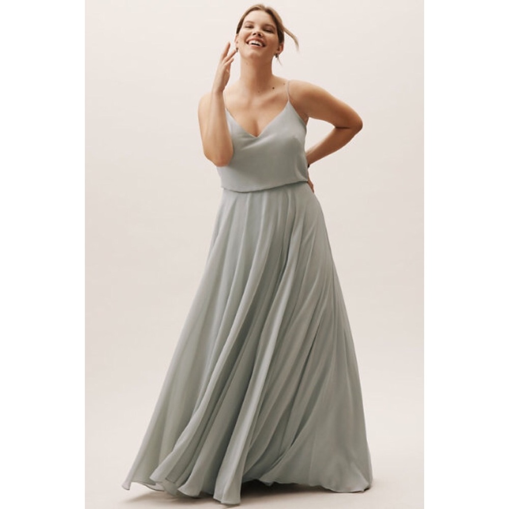 Jenny Yoo Inesse Dress in Morning Mist